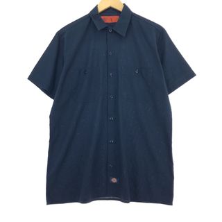 ディッキーズ(Dickies)の古着 ディッキーズ Dickies 半袖 ワークシャツ メンズM /eaa451976(シャツ)