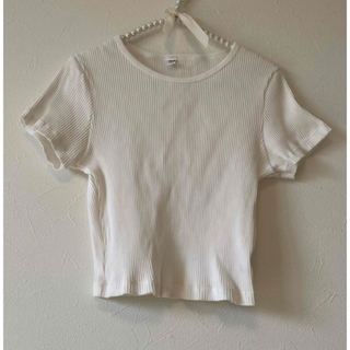 アメリヴィンテージ(Ameri VINTAGE)のユニクロ❤️クロップド リブtシャツ(カットソー(半袖/袖なし))