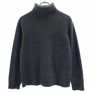 トリココムデギャルソン(tricot COMME des GARCONS)のトリココムデギャルソン 2001年 日本製 ウールブレンド 長袖 タートルネック セーター グレー系 tricot COMME des GARCONS ニット レディース(ニット/セーター)