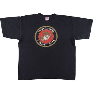 古着 BAYSIDE U.S.MARINE CORPS プリントTシャツ USA製 メンズXL /eaa453289(Tシャツ/カットソー(半袖/袖なし))