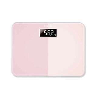 【色:ピンク】エレコム 体重計 スリム & コンパクト バックライト付き ピンク(その他)