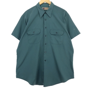 古着 90年代 ビッグマック BIG MAC 半袖 ワークシャツ USA製 メンズXL ヴィンテージ /eaa451973(シャツ)