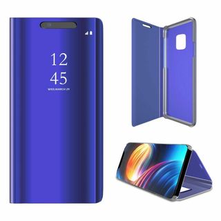 【サイズ:HuaweiMate20Pro_色:ブルー】ケース Huawei Ma(その他)