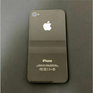 アップル(Apple)の【中古ジャンク】iPhone4S　バックパネル　黒　修理用　交換部品(その他)