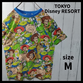 ディズニー(Disney)の【TOKYO Disney RESORT】トイストーリー　総柄Tシャツ(Tシャツ(半袖/袖なし))