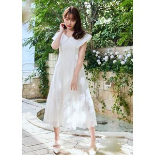 Como Back Lace-Up Dress 【最安値】