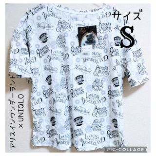 ユニクロ(UNIQLO)の新品未使用 美品 半袖Tシャツ アリスインワンダーランド ユニクロ 白T UT(Tシャツ(半袖/袖なし))