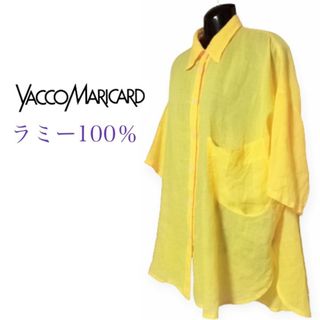 YACCOMARICARD✨ラミー100％ワイドシャツ(シャツ/ブラウス(長袖/七分))