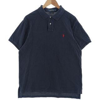 ラルフローレン(Ralph Lauren)の古着 ラルフローレン Ralph Lauren POLO RALPH LAUREN CUSTOM FIT 半袖 ポロシャツ メンズXL /eaa400404(ポロシャツ)