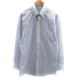 ブルックスブラザース(Brooks Brothers)のブルックスブラザーズ Yシャツ ドレスシャツ 長袖 ストライプ柄 165/88B(シャツ)