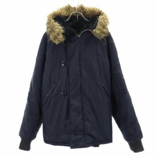 ALPHA INDUSTRIES - アルファインダストリーズ ナイロン 中綿ジャケット XL 黒 ALPHA INDUSTRIES INC メンズ