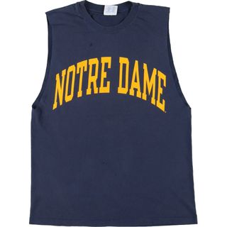 チャンピオン(Champion)の古着 90年代 チャンピオン Champion NORTLE DAME ノートルダム大学 カットオフ カレッジTシャツ USA製 メンズM ヴィンテージ /eaa453163(Tシャツ/カットソー(半袖/袖なし))