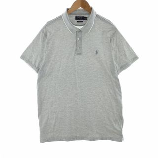 ラルフローレン(Ralph Lauren)の古着 ラルフローレン Ralph Lauren POLO RALPH LAUREN CUSTOM SLIM FIT 半袖 ポロシャツ メンズXL /eaa400294(ポロシャツ)