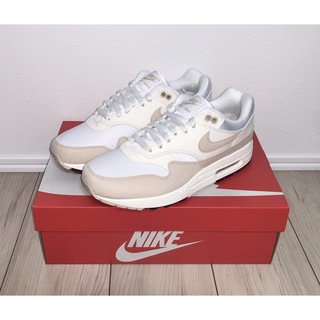 ナイキ(NIKE)の26.5cm 新品 NIKE W AIR MAX 1 アイボリー ベージュ 白(スニーカー)