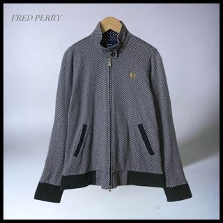 【FRED PERRY】 ジップアップジャケット    ハリントンジャケット