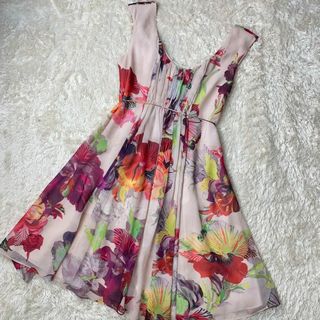 TED BAKER - 美品♡ ted baker ピンク　ノースリーブワンピース　花柄