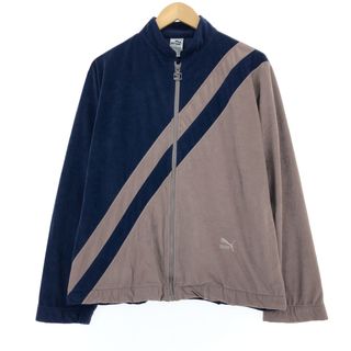 プーマ(PUMA)の古着 90年代 プーマ PUMA ベロアジャージ トラックジャケット メンズL ヴィンテージ /eaa452624(その他)