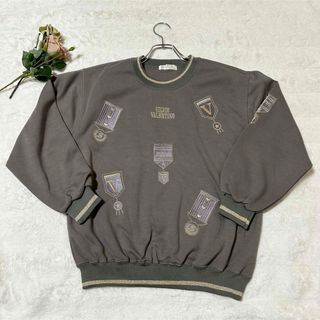 ヴァレンティノ(VALENTINO)の⭐︎イタリア製‼︎ SILVIO VALENTINO☆スウェット XL  グレー(スウェット)