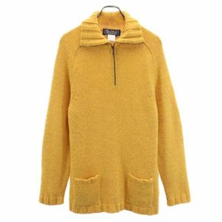 Max Mara - マックスマーラ イタリア製 アルパカブレンド 長袖 ハーフジップ チュニック L イエロー MAX MARA レディース