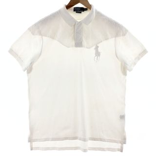 ラルフローレン(Ralph Lauren)の古着 ラルフローレン Ralph Lauren POLO by Ralph Lauren COSTOM FIT 半袖 ラガーシャツ メンズXL ビッグポニー /eaa381485(シャツ)