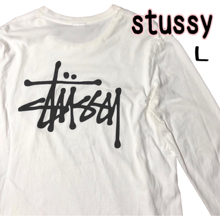ステューシー(STUSSY)のstussy ステューシー ロゴシャツ バックプリント 長袖 ストリート(Tシャツ/カットソー(七分/長袖))