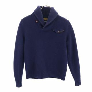 ラルフローレン(Ralph Lauren)のラルフ ローレンラグビー ウール 長袖 セーター S ネイビー系 RALPH LAUREN RUGBY ニット レディース(ニット/セーター)