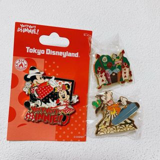 Disney - 【新品】ディズニーランド　ベリーベリーミニー&グーフィー&アリス　ピンバッジ3点