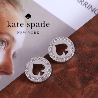 kate spade new york - 【新品♠️本物】ケイトスペード スポットザスペード ピアス シルバー