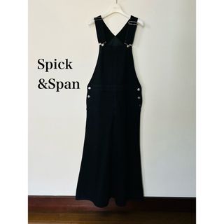 Spick & Span - Spick&Span(スピックアンドスパン)★デニムジャンパースカート★黒