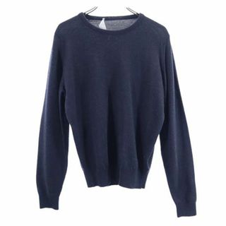 ジョンスメドレー(JOHN SMEDLEY)のジョンスメドレー 英国製 ウール 長袖 セーター S ネイビー系 JOHN SMEDLEY ニット レディース(ニット/セーター)