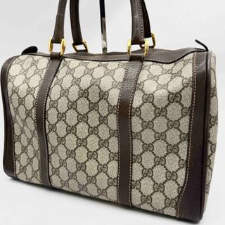 グッチ(Gucci)の【美品】オールドグッチ ハンドバッグ ボストンバッグ GGスプリーム PVC (ボストンバッグ)