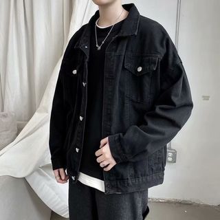 【おすすめ♪】XL　メンズ　デニムジャケット　上着　韓国風　クール　シンプル　(Gジャン/デニムジャケット)