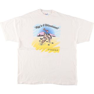 ヘインズ(Hanes)の古着 90年代 ヘインズ Hanes プリントTシャツ USA製 メンズXL ヴィンテージ /eaa452795(Tシャツ/カットソー(半袖/袖なし))