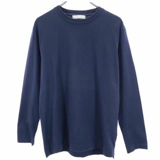 パブリックトウキョウ(PUBLIC TOKYO)のパブリックトウキョウ 日本製 長袖 Tシャツ 2 ネイビー PUBLIC TOKYO メンズ(Tシャツ/カットソー(七分/長袖))