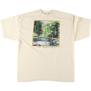 古着 90年代 Hallmark アートTシャツ USA製 メンズXL ヴィンテージ /eaa452957(Tシャツ/カットソー(半袖/袖なし))