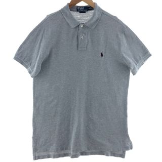 ラルフローレン(Ralph Lauren)の古着 ラルフローレン Ralph Lauren POLO by Ralph Lauren CUSTOM FIT 半袖 ポロシャツ メンズL /eaa381510(ポロシャツ)