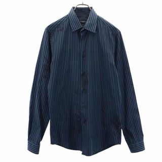 GIVENCHY - ジバンシィ ストライプ柄 長袖 シャツ 16 緑系×黒 GIVENCHY メンズ