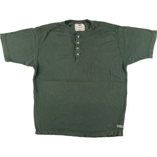 リーバイス(Levi's)の古着 90年代 リーバイス Levi's ヘンリーネック 無地Tシャツ メンズXL ヴィンテージ /eaa453221(Tシャツ/カットソー(半袖/袖なし))