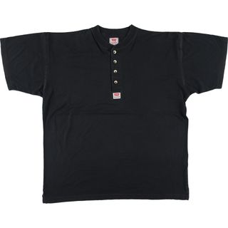 リーバイス(Levi's)の古着 ~00年代 リーバイス Levi's ヘンリーネック 半袖 ワンポイントロゴTシャツ メンズL /eaa453230(Tシャツ/カットソー(半袖/袖なし))