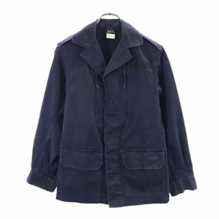 アーペーセー(A.P.C)のアーペーセー フランス製 ミリタリージャケット S ネイビー系 A.P.C. メンズ(ミリタリージャケット)