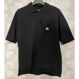 Lee - LEE ポロシャツ　襟付きシャツ　カットソー　ブラウス　ブラック　黒　ボタン
