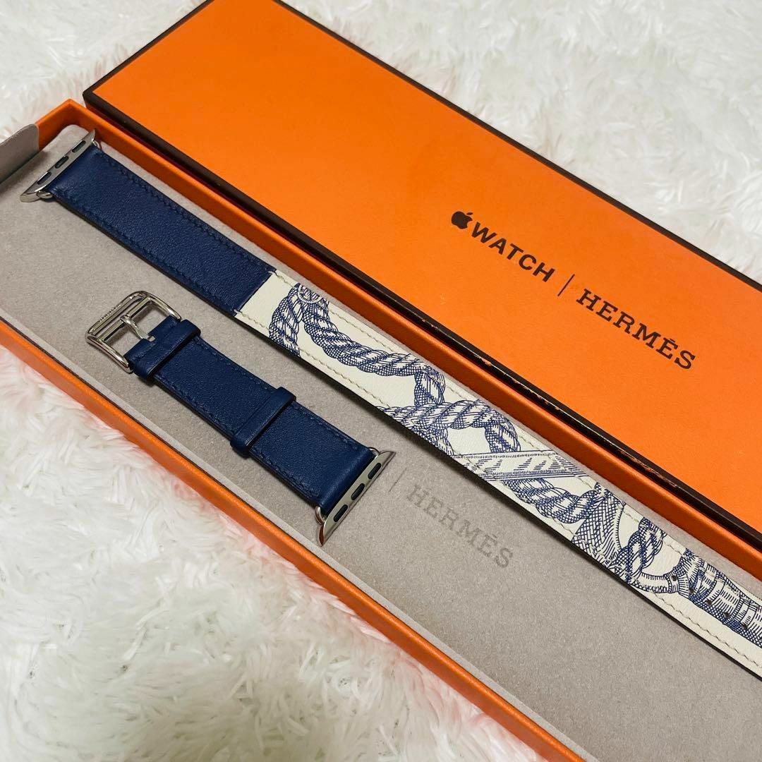 HERMES - エルメス♡アップルウォッチ レザーベルト ドゥブル HERMES - エルメス♡アップルウォッチ レザーベルト ドゥブル