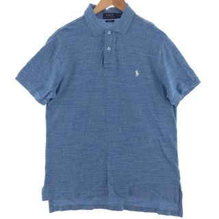 ラルフローレン(Ralph Lauren)の古着 ラルフローレン Ralph Lauren POLO RALPH LAUREN CUSTOM FIT 半袖 ポロシャツ メンズL /eaa382109(ポロシャツ)