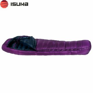 イスカ(ISUKA)のISKA イスカ DOWNPLUS NILGIRI 寝袋 シュラフ 登山 紫(寝袋/寝具)