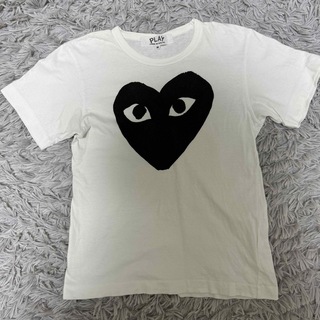 コムデギャルソン(COMME des GARCONS)のコムデギャルソン Tシャツ 白 ホワイト M(Tシャツ(半袖/袖なし))