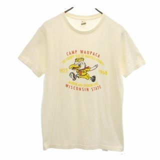 スクリーンスターズ(SCREEN STARS)のスクリーンスターズ プリント 半袖 Tシャツ S ベージュ系 SCREEN STARS メンズ(Tシャツ/カットソー(半袖/袖なし))