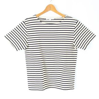 アーバンリサーチ(URBAN RESEARCH)のアーバンリサーチ 半袖Ｔシャツ トップス ノースリ レディース Sサイズ ホワイト ネイビー URBAN RESEARCH(Tシャツ(半袖/袖なし))