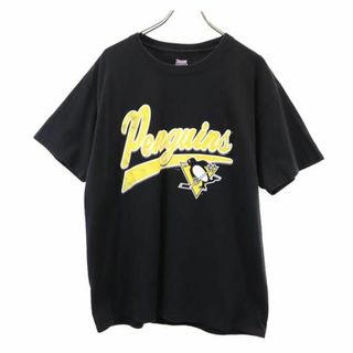 ヘインズ(Hanes)のヘインズ Penguins 半袖 Tシャツ L ブラック系 Hanes メンズ(Tシャツ/カットソー(半袖/袖なし))