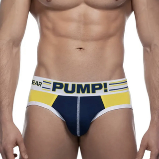 PUMP！　メンズ　パンツ　ブルー　ネイビー紺&イエロー黄色　新品未使用(その他)