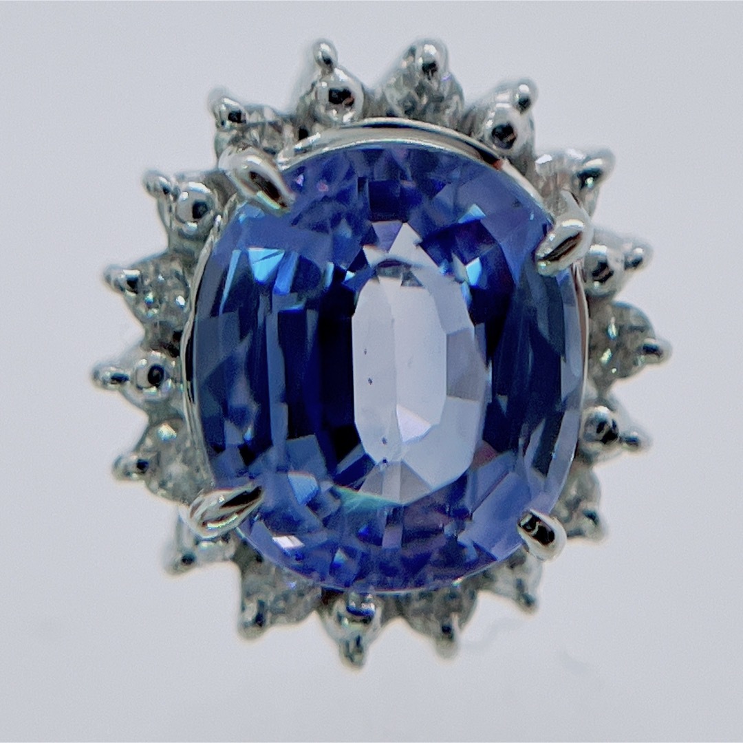 非加熱 希少石 ブルーサファイア 計2.43ct プラチナ ピアス 天然 非加熱 希少石 ブルーサファイア 計2.43ct プラチナ ピアス 天然